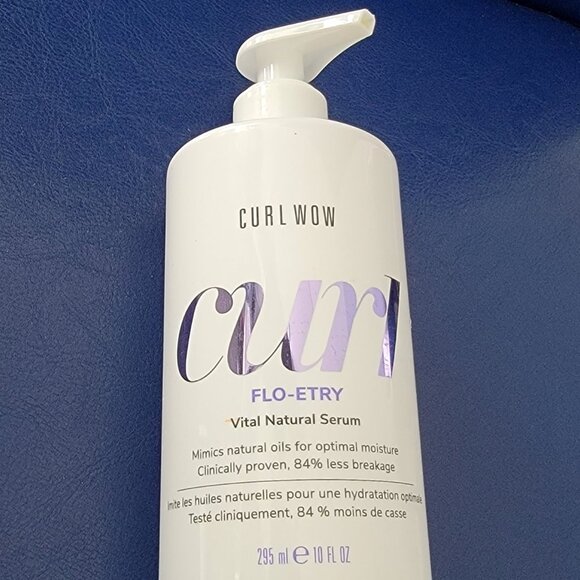Curl Wow Curl Flo-etry Vital Natural Serum NEW Full Bottle - Picture 11 of 12